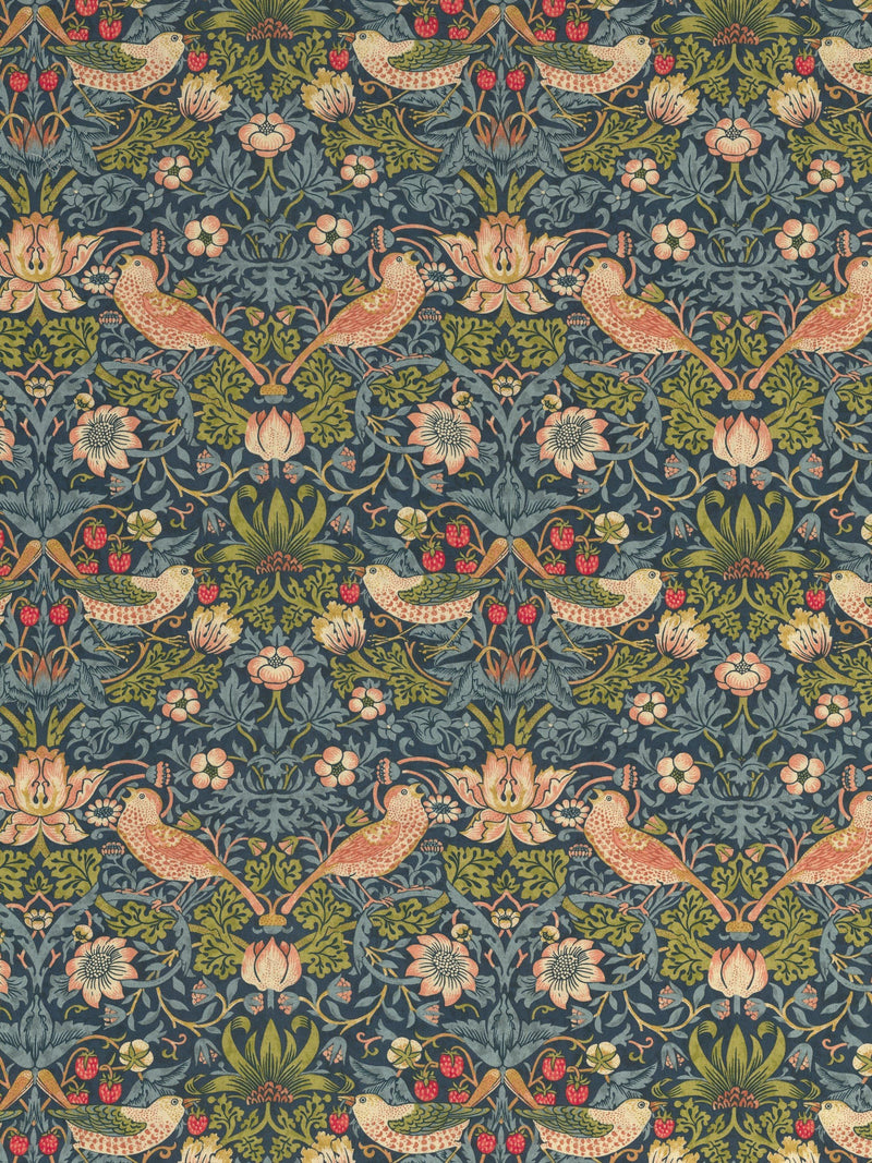 Morris &amp; Co. Strawberry Thief Rollo 140x60cm (Britische Marke)