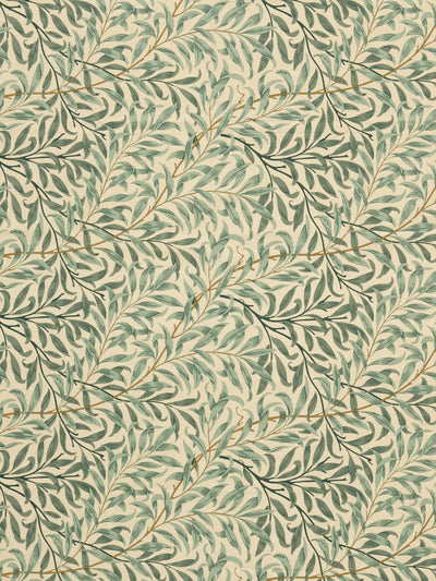 John Lewis Morris & Co. Willow Bough Daylight Roman Blind, Green 140cm x 60cm- Buy online at McGrocer