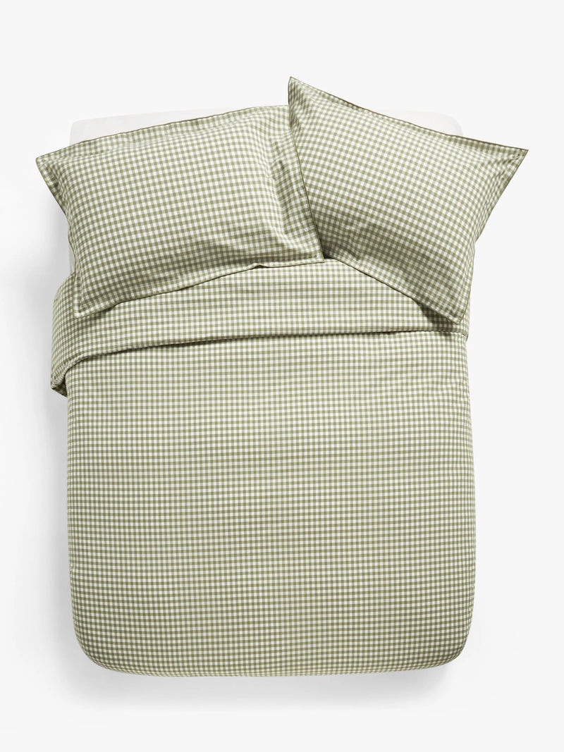 John Lewis Gingham Duvet Cover Set - McGrocer