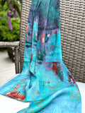 Alie Street abstract ombre scarf 178x23cm (British brand)