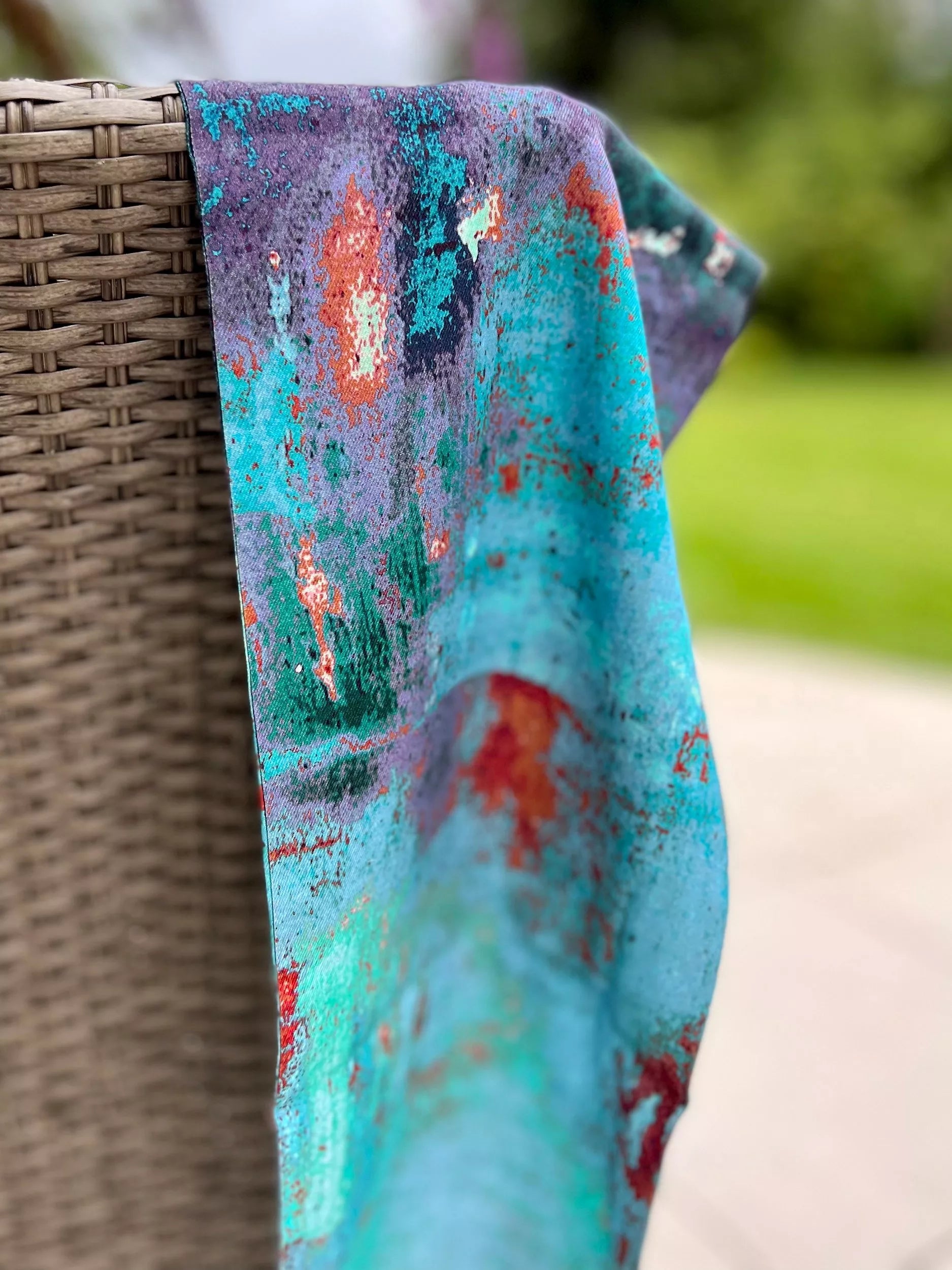 Alie Street abstract ombre scarf 178x23cm (British brand)