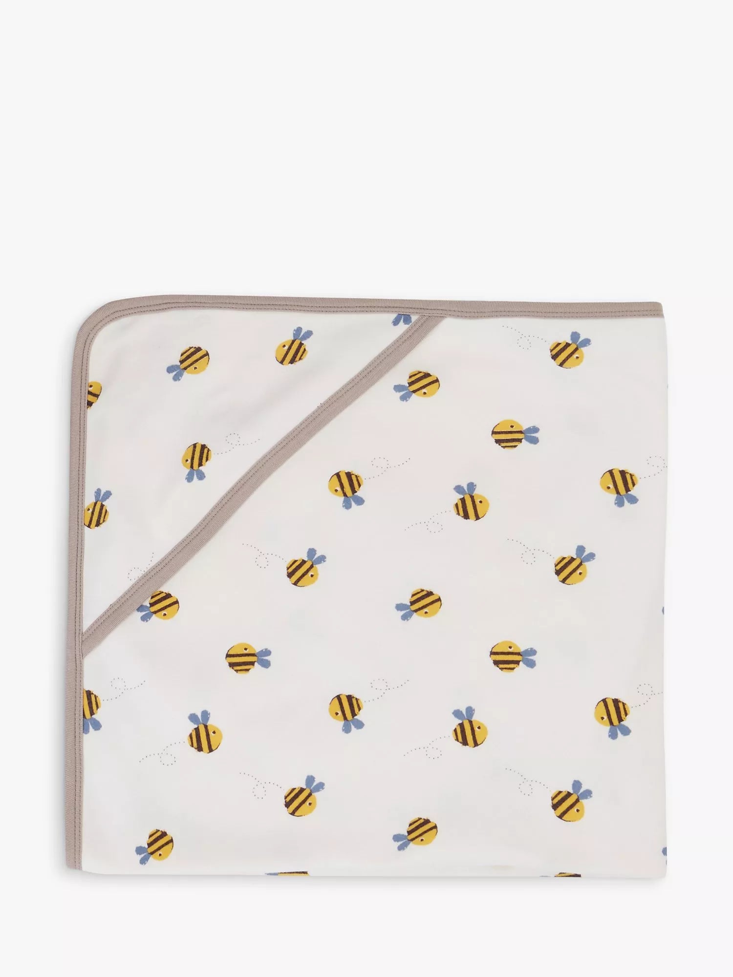 Frugi Buzzy Bee hooded blanket organic cotton, UK version