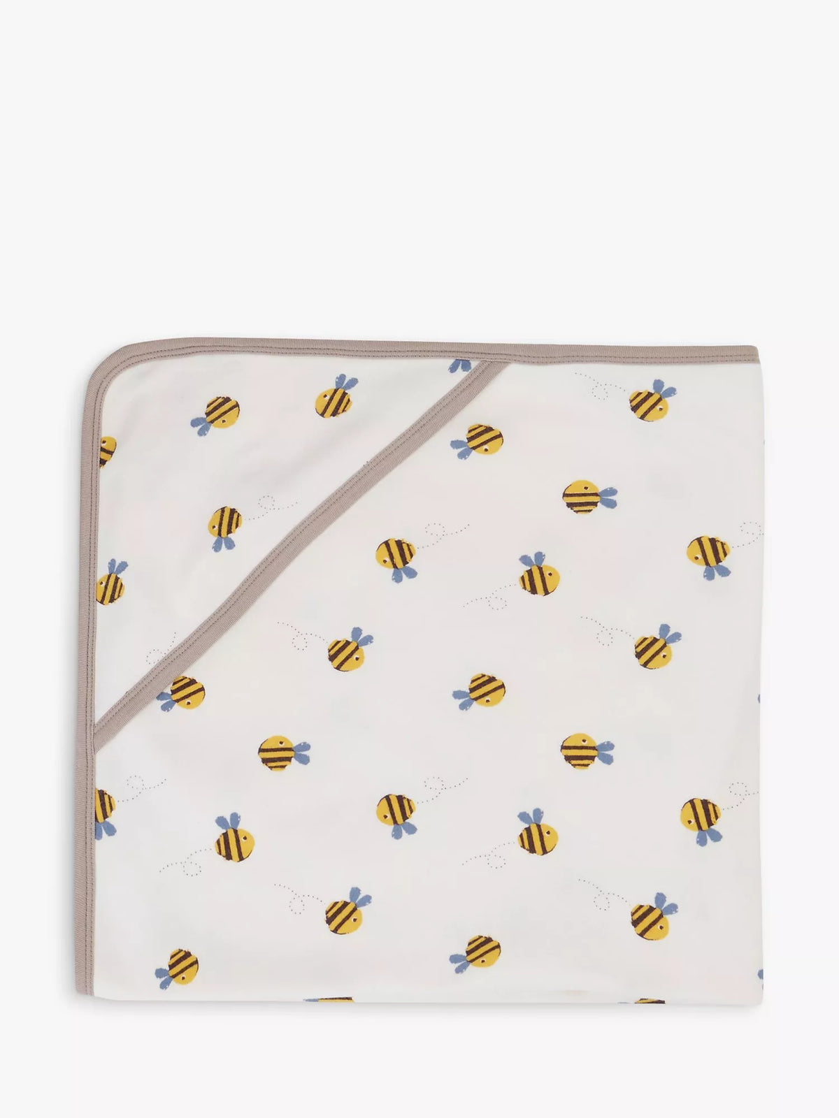 Frugi Buzzy Bee hooded blanket organic cotton, UK version