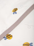 Frugi Buzzy Bee hooded blanket organic cotton, UK version