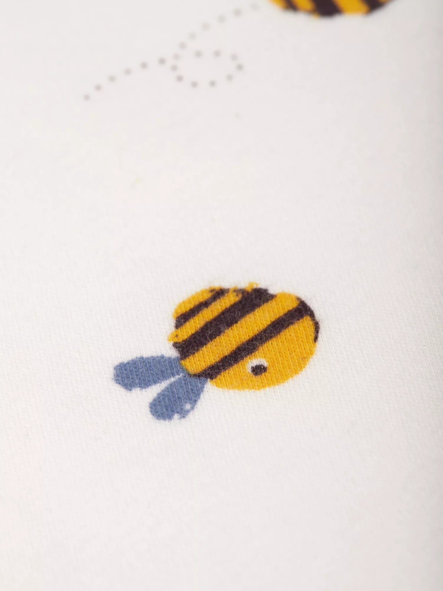 Frugi Buzzy Bee hooded blanket organic cotton, UK version