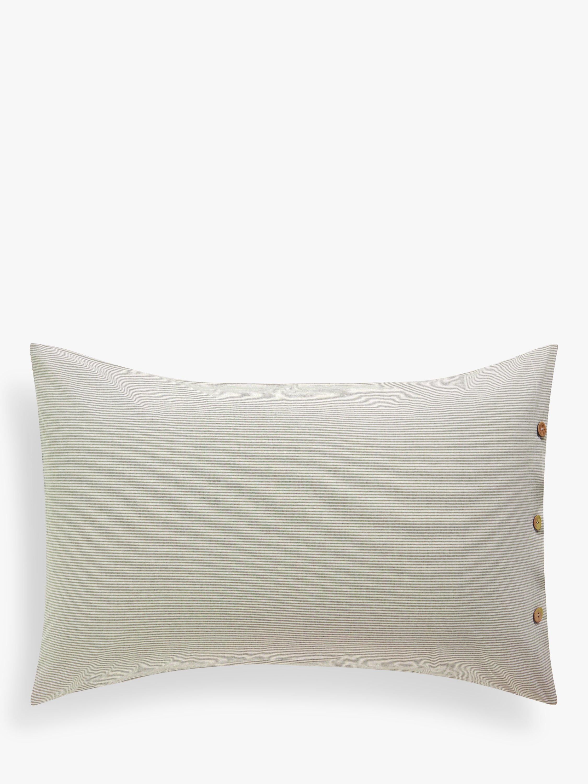 John Lewis grey stripe cotton duvet cover single size, UK version