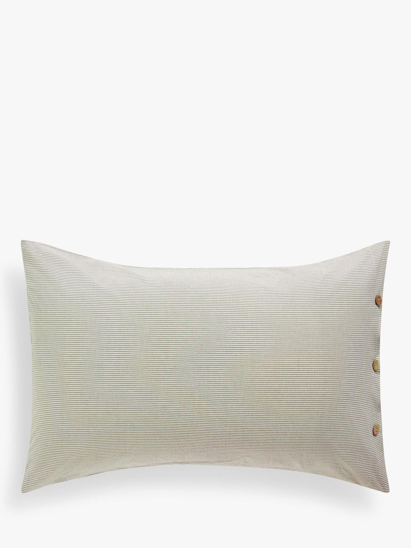 John Lewis grey stripe cotton duvet cover single size, UK version