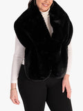 chesca faux fur wrap plain pashmina, UK version