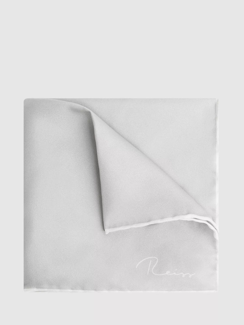 Reiss Ceremony Silk Pocket Square