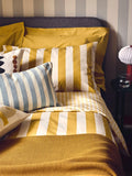 John Lewis block stripe reversible duvet cover set super king - British product