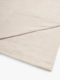 John Lewis Washed Linen Double Flat Sheet, Undyed