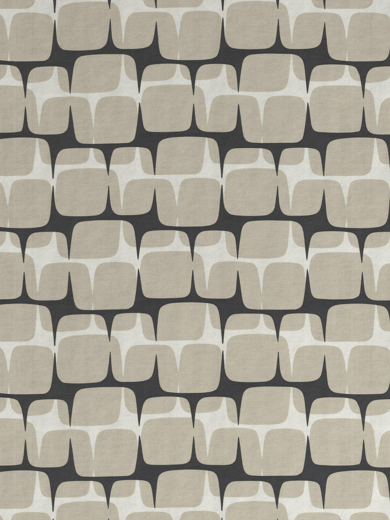 Scion eyelet curtains putty and charcoal pair, imported from the UK