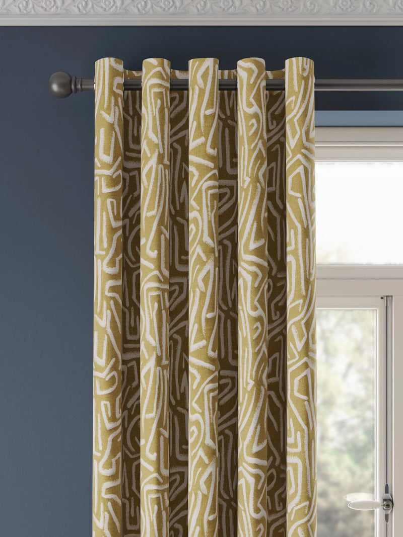 Harlequin Melodic Lined Eyelet Curtains pair, UK version