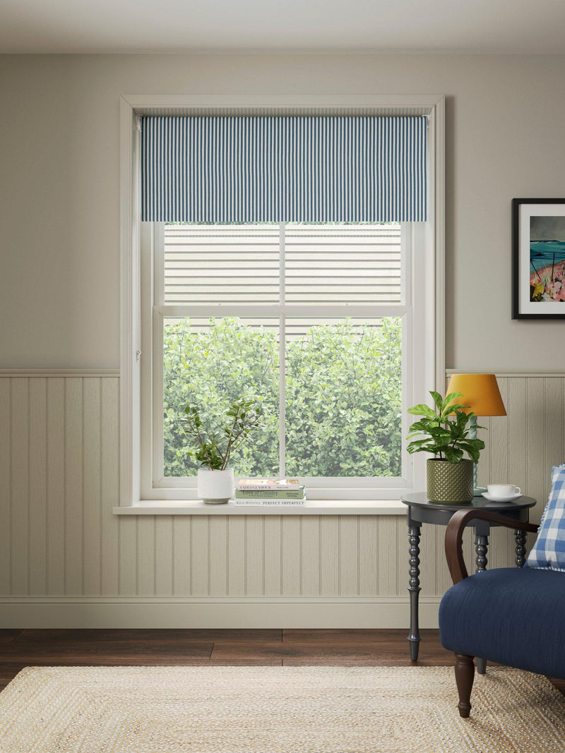 John Lewis Conwy Stripe blackout roller blind, UK version