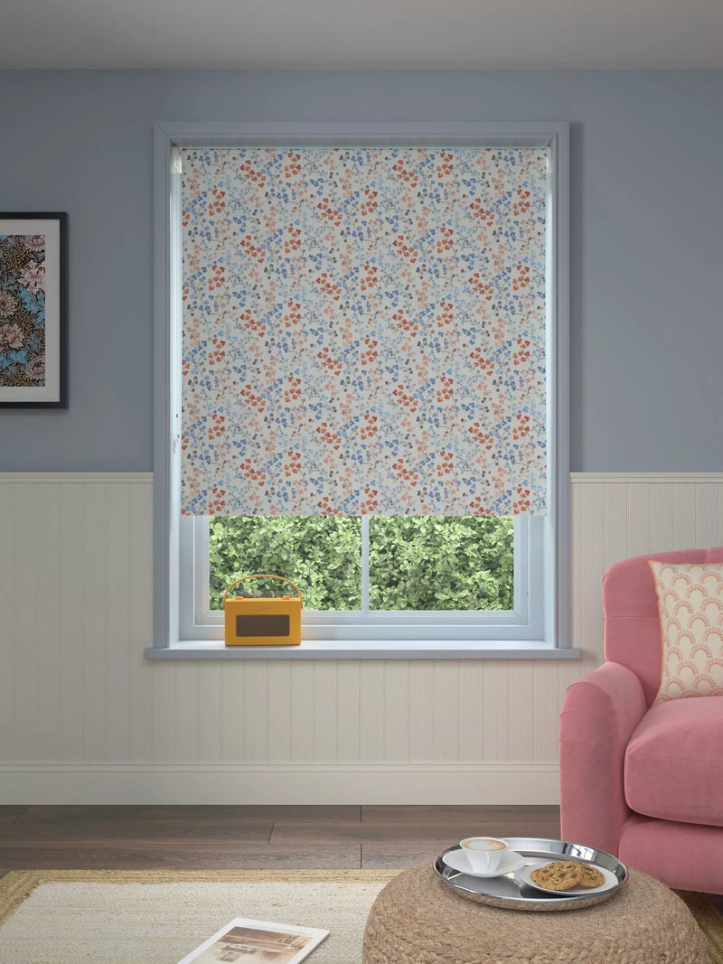 John Lewis Clover Blackout Roller Blind, Multi, W61 x Drop 160cm