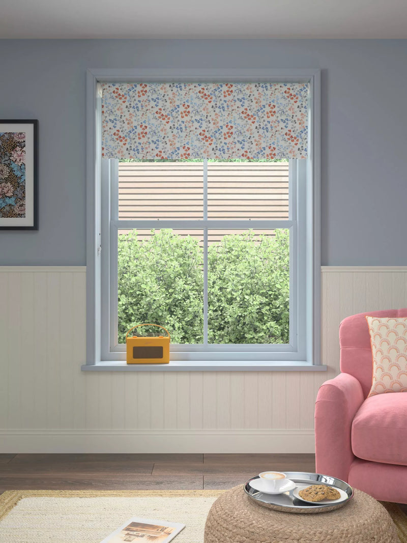 John Lewis Clover blackout roller blind Multi 160cm (British brand)