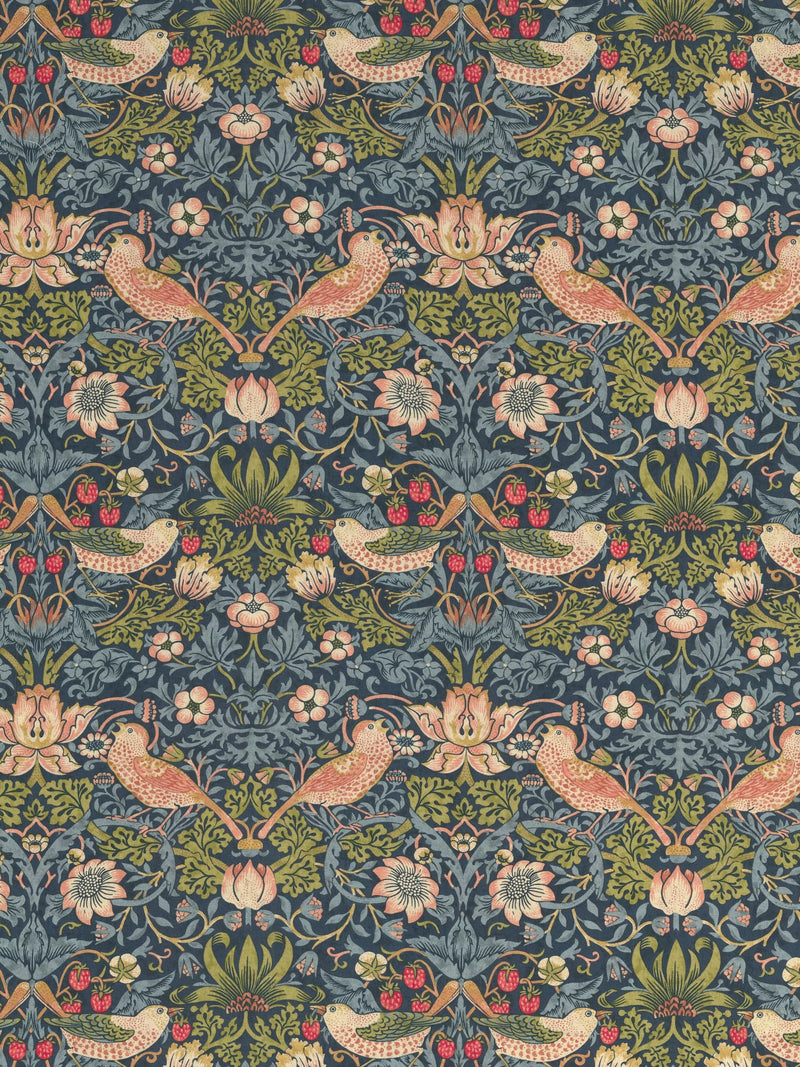 Morris & Co. Strawberry Thief roller blind, UK version