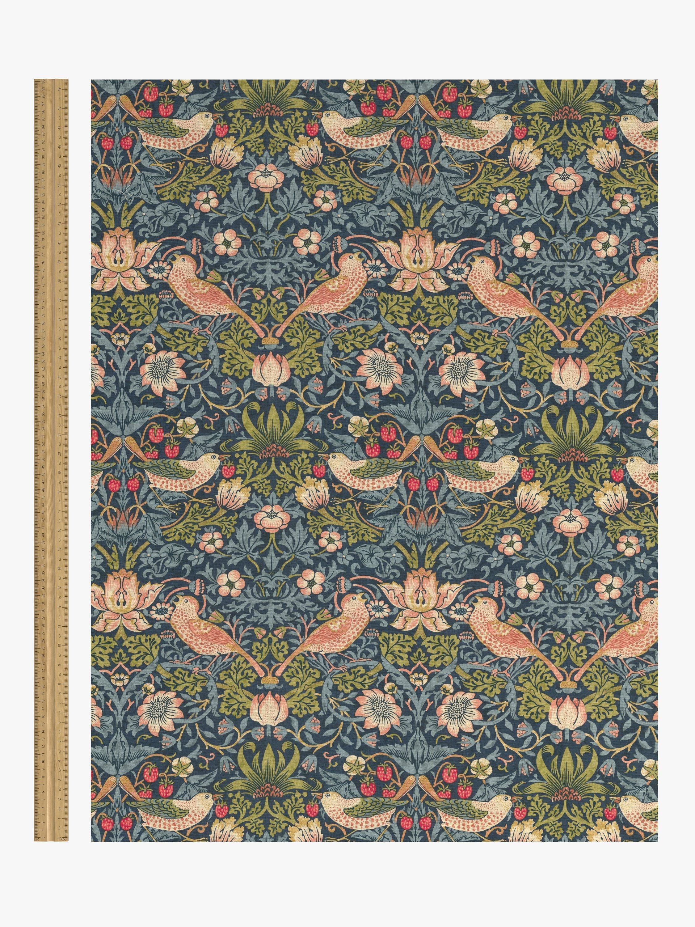 Morris & Co. Strawberry Thief roller blind, UK version