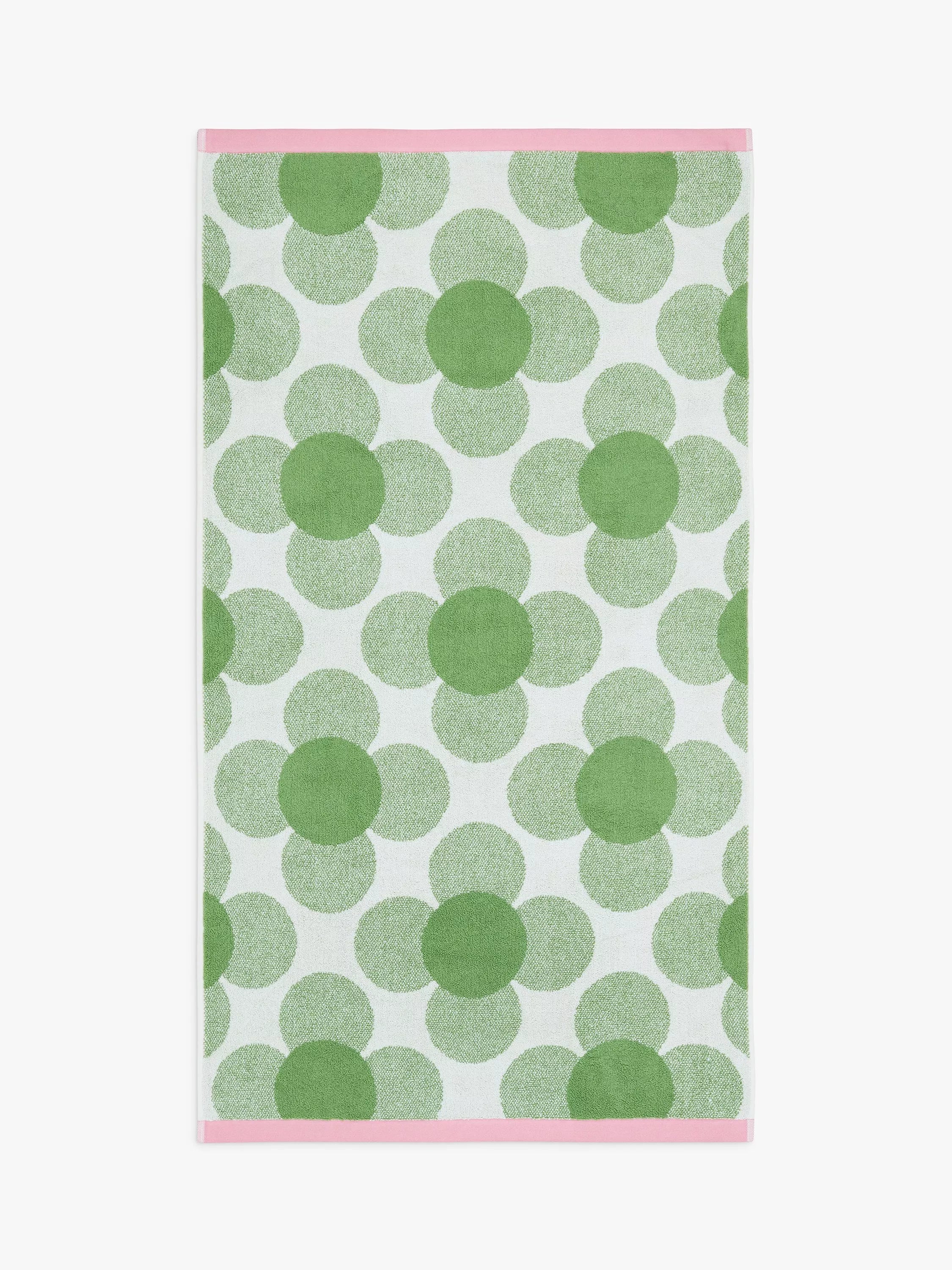 Orla Kiely floral cotton hand towel 50x90cm, imported from the UK
