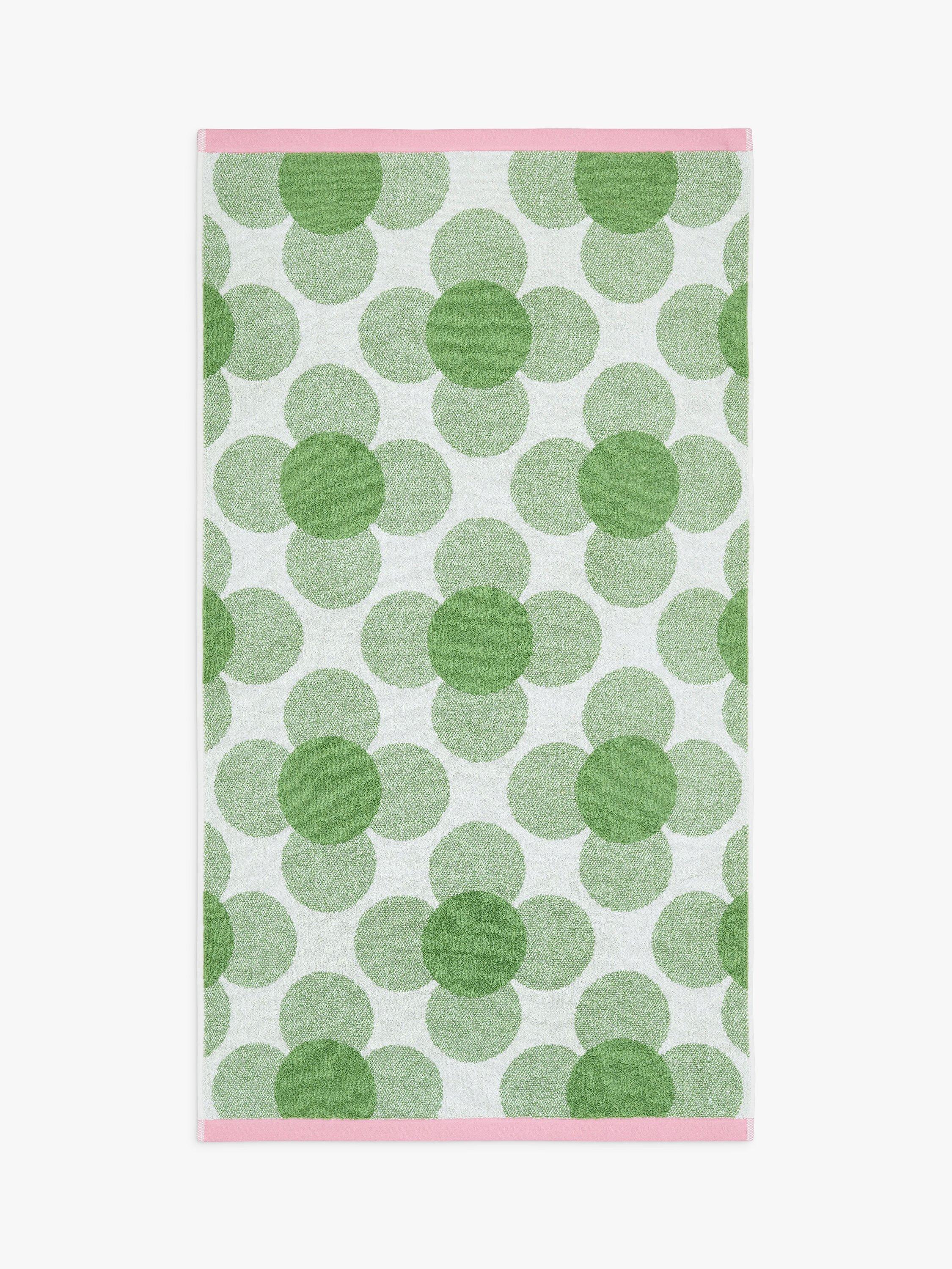 Orla Kiely floral cotton hand towel 50x90cm, imported from the UK