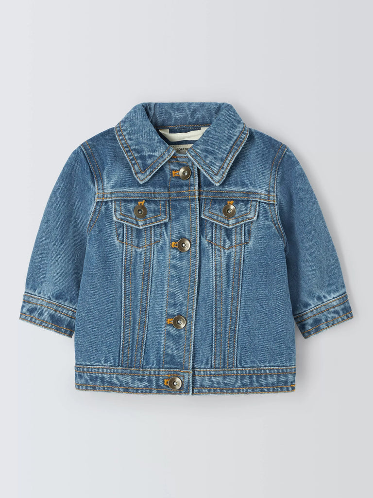 John Lewis Baby Denim Jacket, Blue