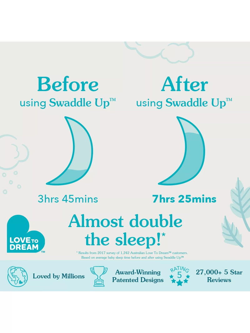 Love to Dream baby sleeping bag Dreamer White 2.5 tog, UK version