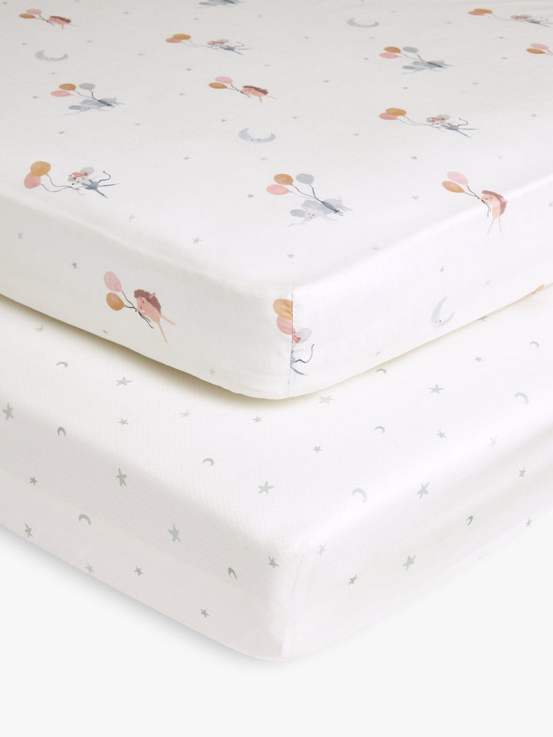 John Lewis baby fitted sheet pack 2, UK version