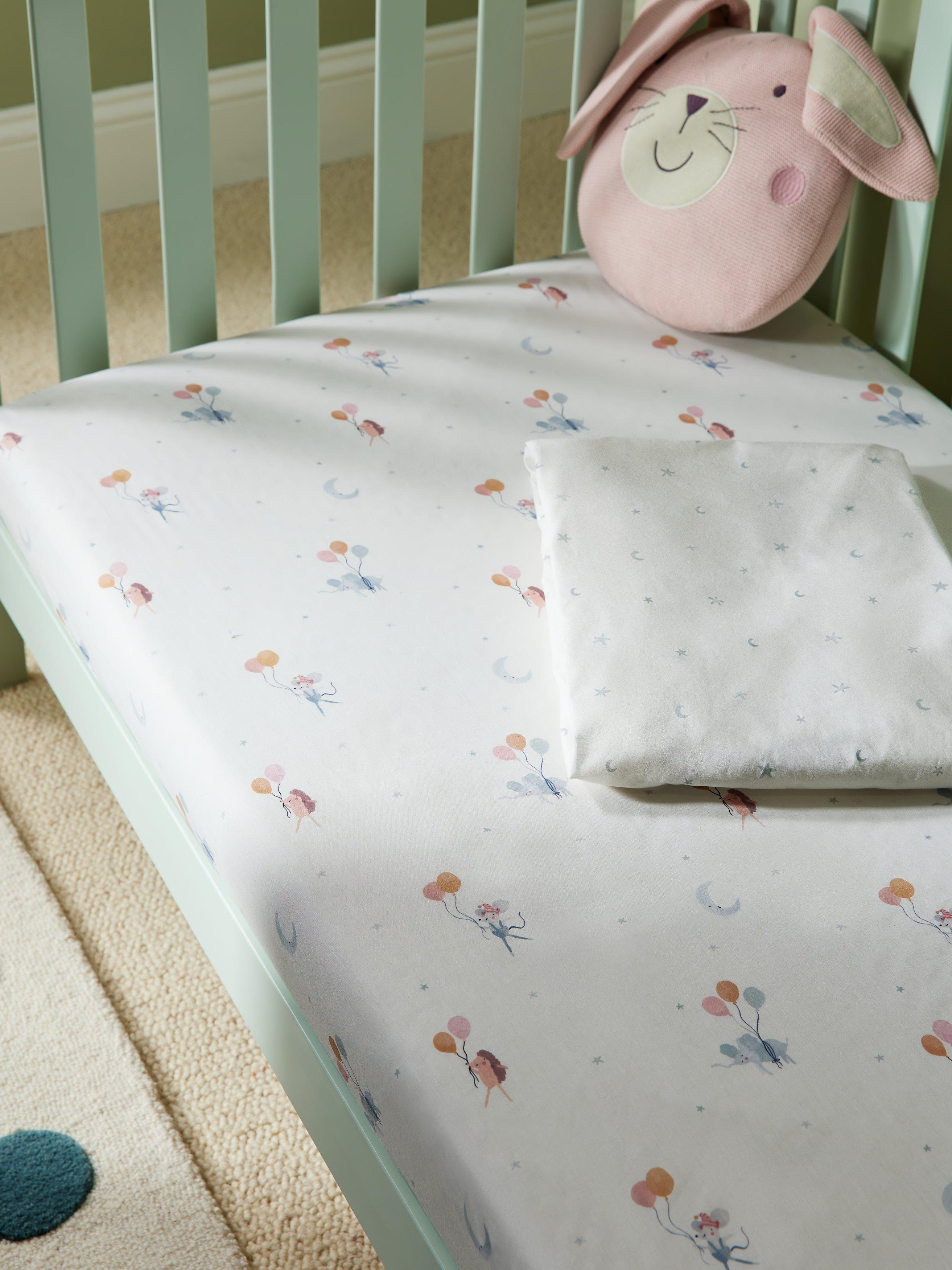 John Lewis baby fitted sheet pack 2, UK version