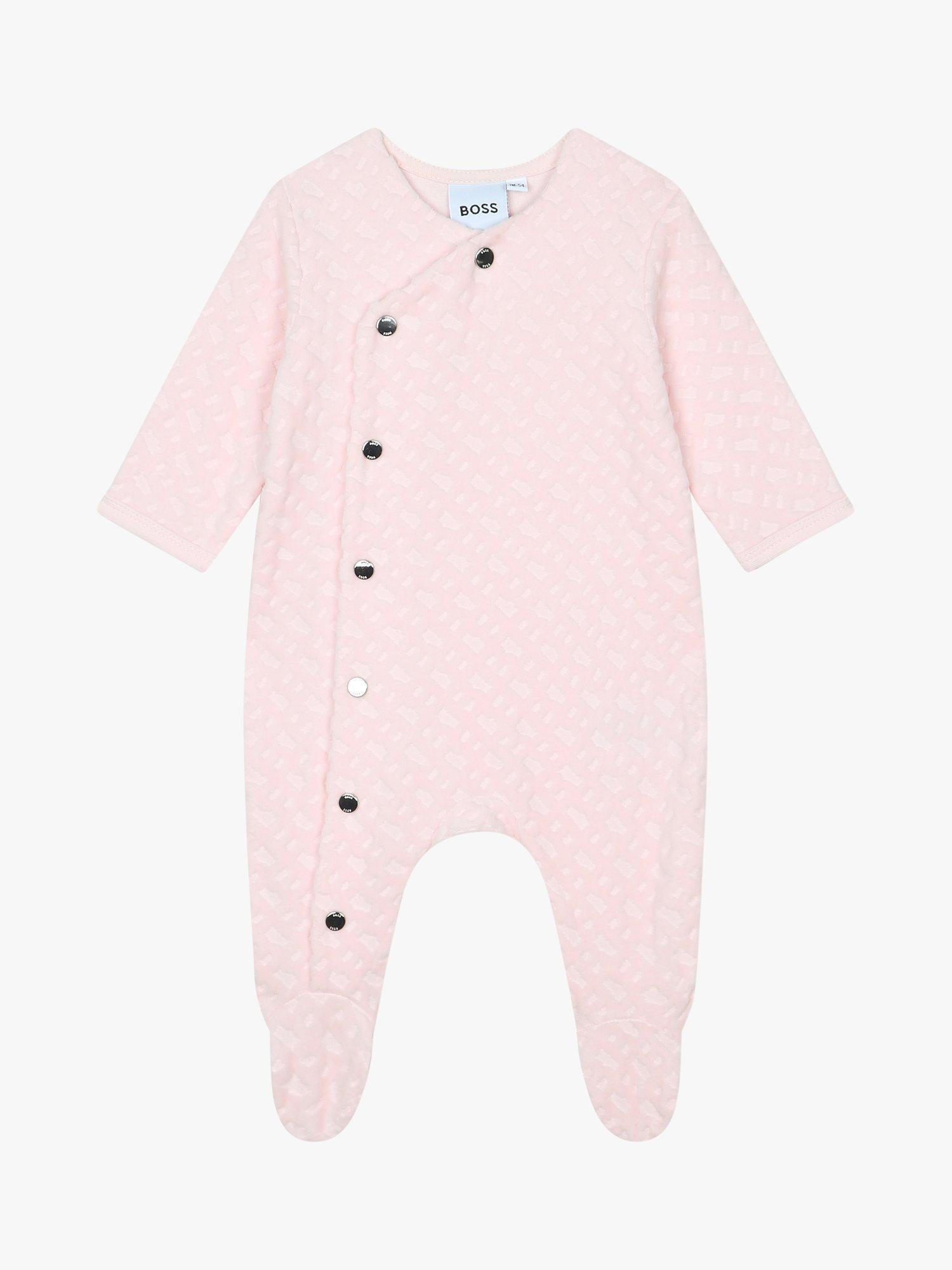 Boss baby sleepsuit and hat set pink - British product