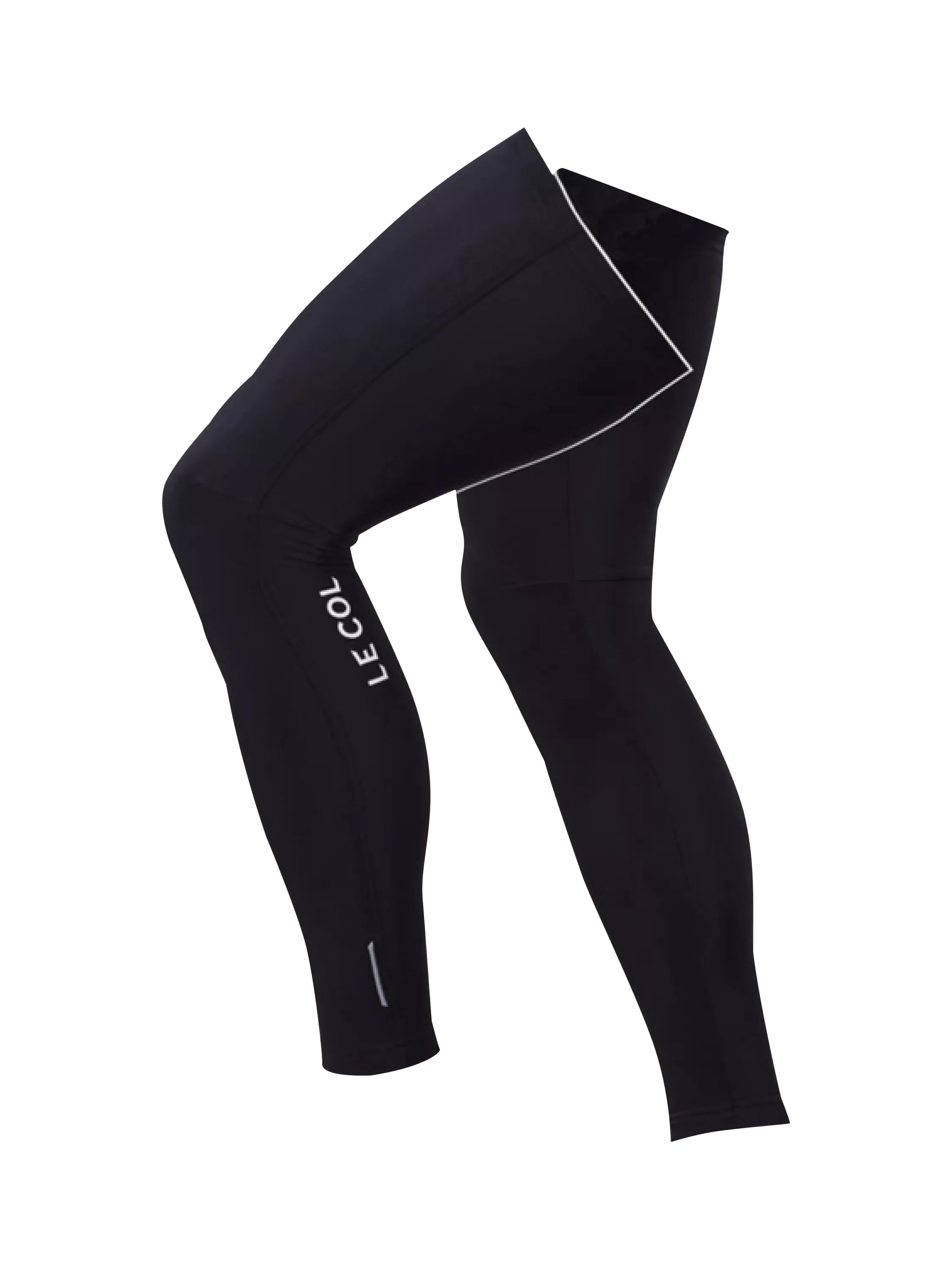 Le Col leg warmers باللون الأسود، مستوردة من المملكة المتحدة
