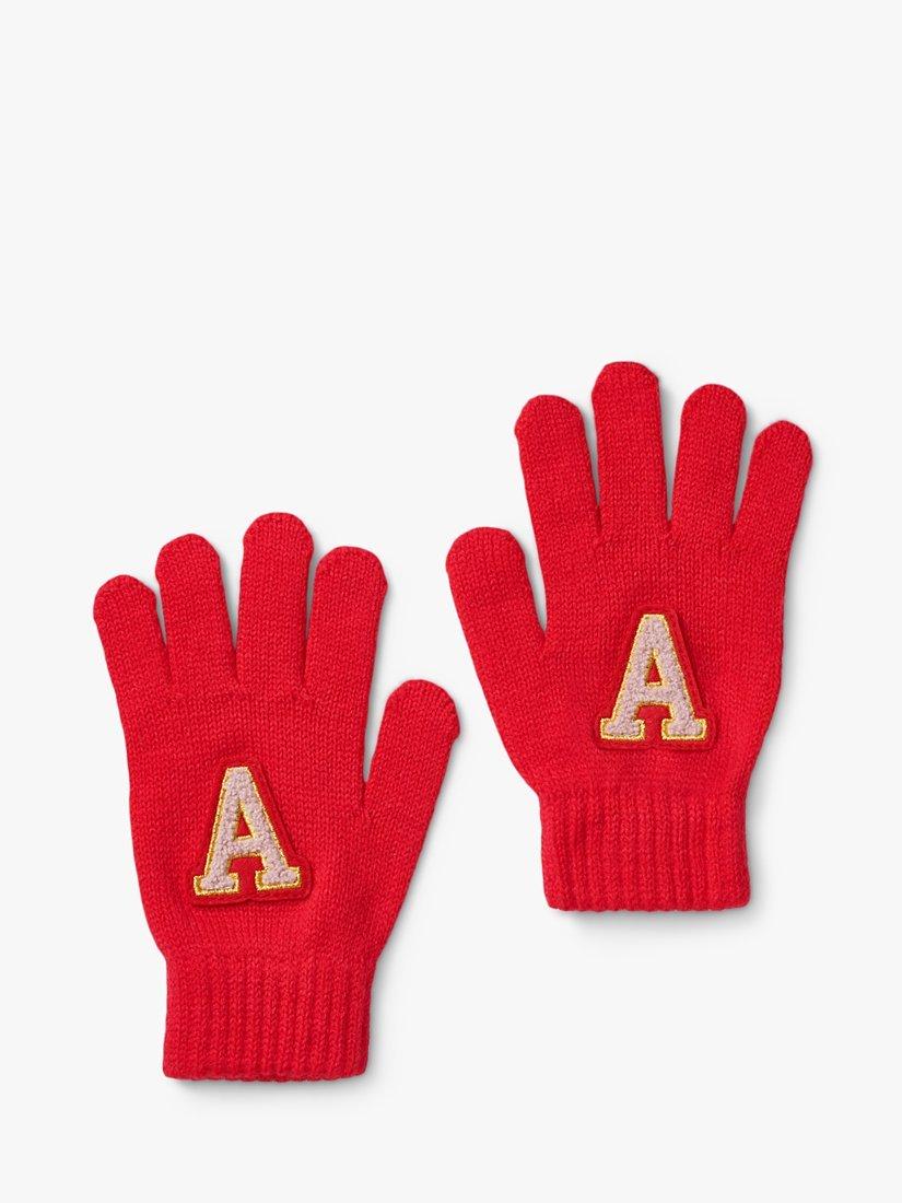 Small Stuff knitted gloves children red multi, imported from the UK