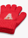 Small Stuff knitted gloves children red multi, imported from the UK