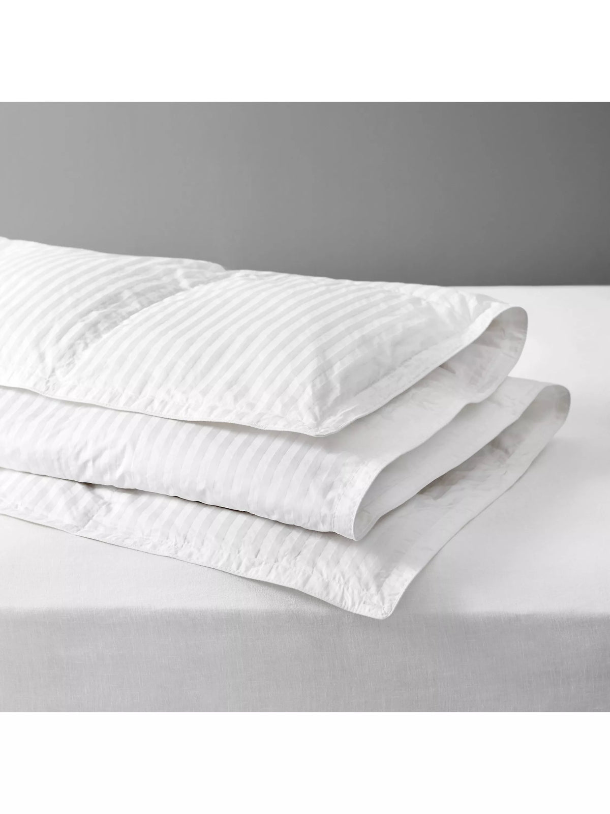 John Lewis Natural Collection Hungarian Goose Down Duvet, 2.5 Tog, White, Single, 135 x 200cm