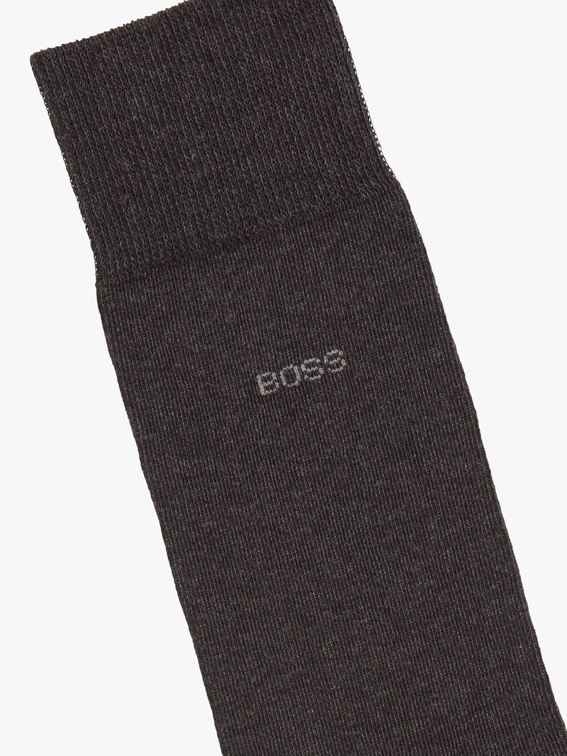 BOSS ribbed icon logo socks pack of 3 (British brand)