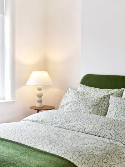 John Lewis Jasper Conran London Mini Leaf 200 Thread Count King Size Duvet Cover Set- Buy online at McGrocer