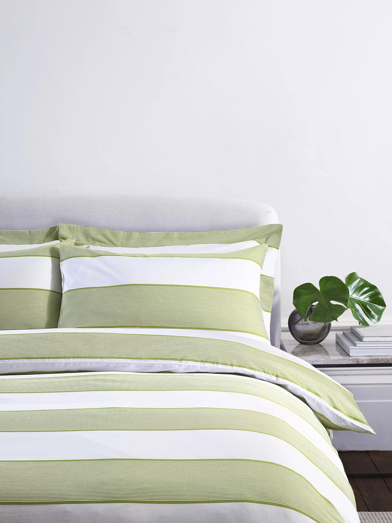 Jasper Conran London Pinstripe Jacquard Duvet Cover Set Super King Size