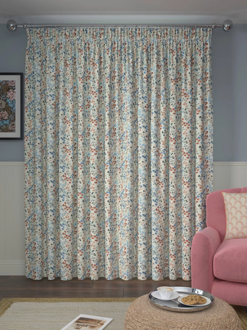 John Lewis clover print blackout curtains pair - British product