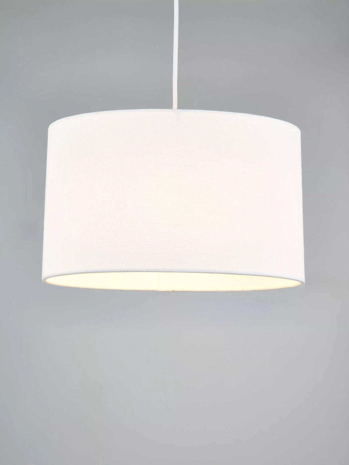 John Lewis pure linen oval lampshade, imported from the UK