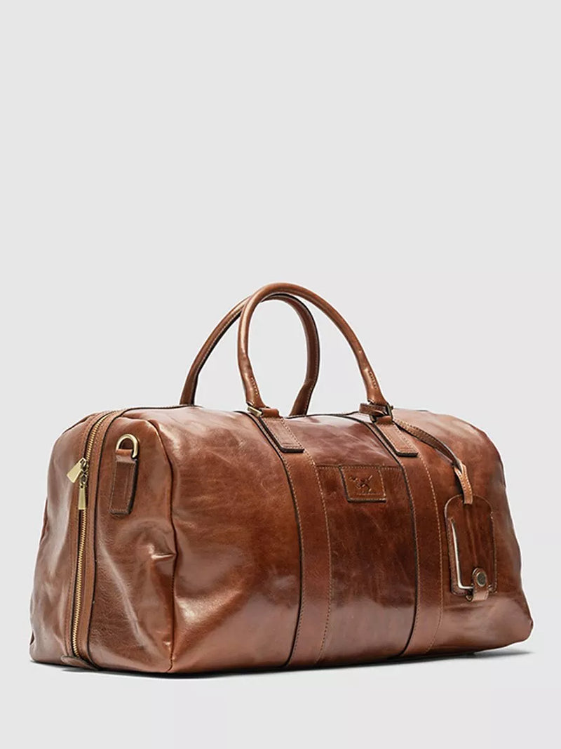 Rodd & Gunn Cambridge Leather Weekender Cognac (British brand)