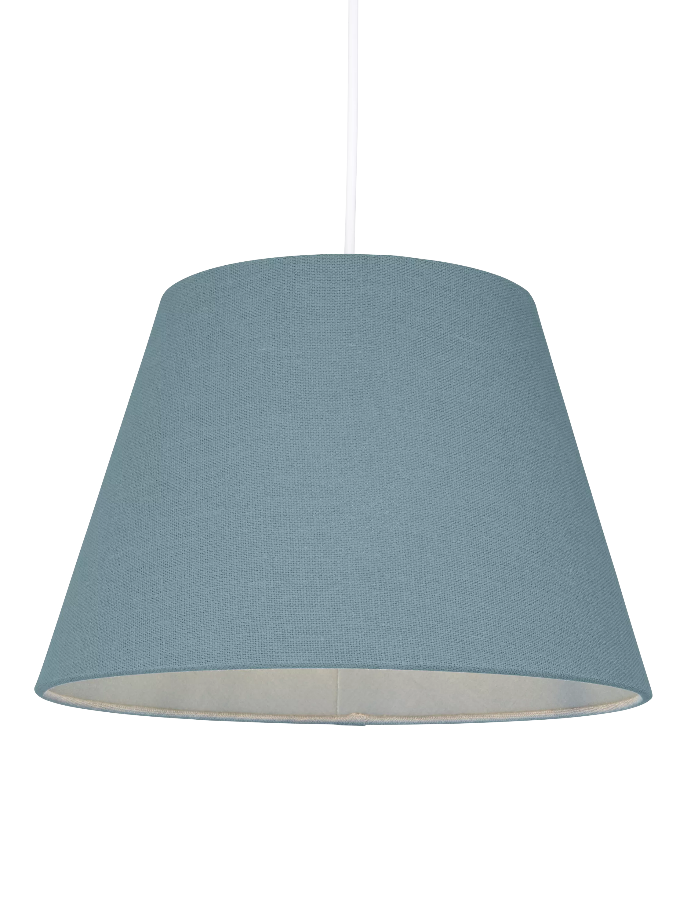 John Lewis Sophia Tapered Lampshade, Lake Blue, 30cm