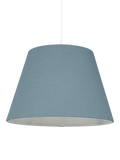 John Lewis Sophia Tapered Lampshade, Lake Blue, 30cm
