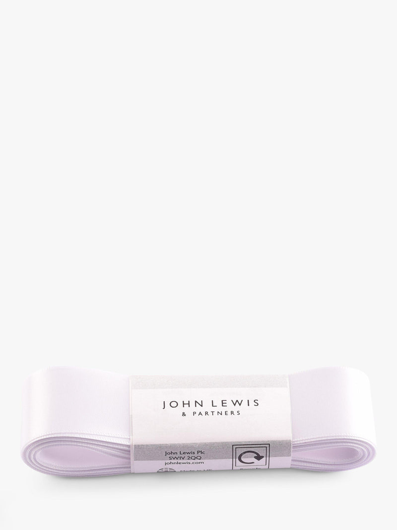 John Lewis Doppel-Satinband schlicht 5m x 38mm (Britische Marke)