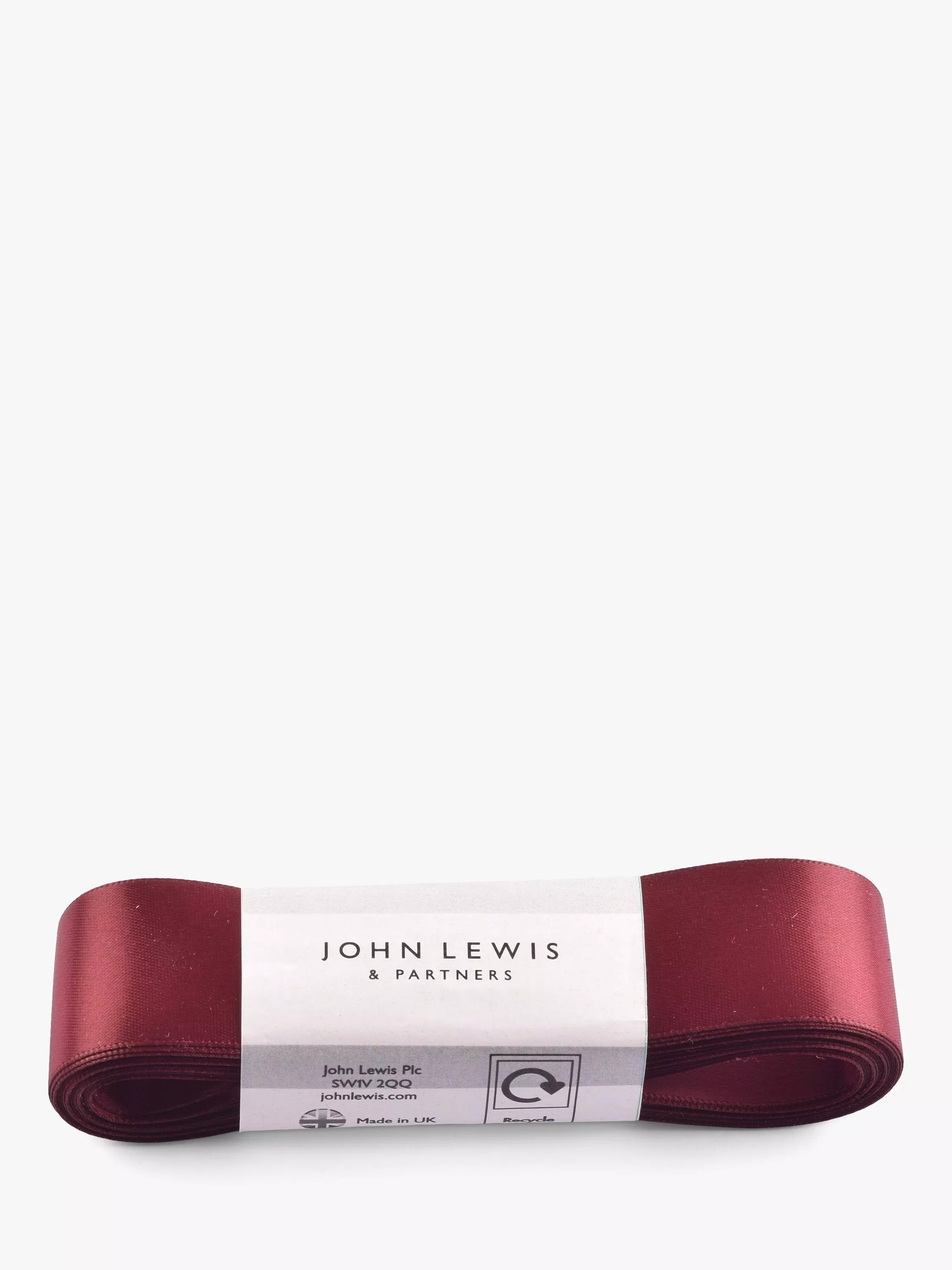 John Lewis Doppel-Satinband schlicht 5m x 38mm (Britische Marke)