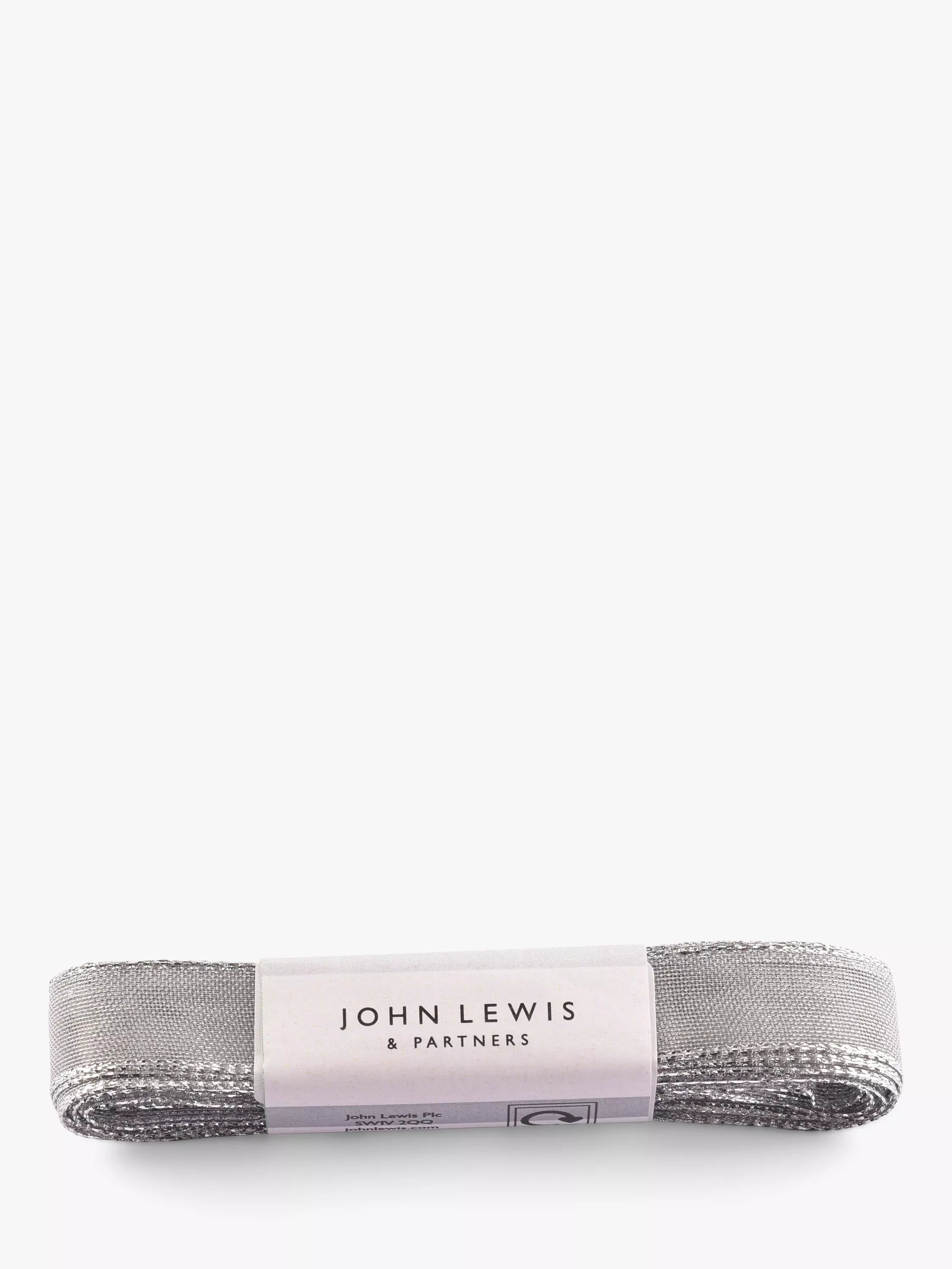 John Lewis Wired Metallic Ribbon 5m