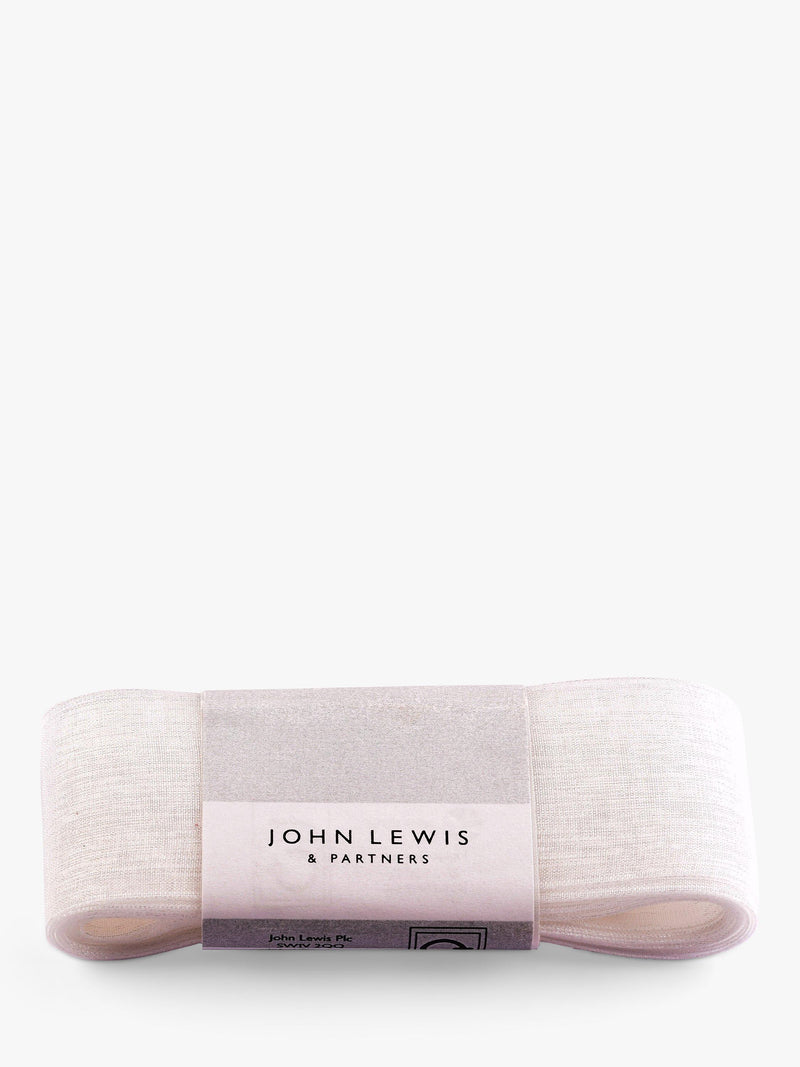 John Lewis Sheer Organza Band schlicht 5m x 38mm, UK-Version
