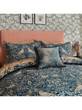 Morris & Co Bird Duvet Cover Set Webb's Blue Super King, imported from the UK