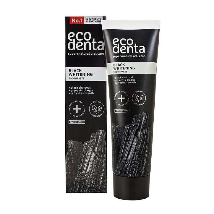 Ecodenta Black Whitening Toothpaste with Black Charcoal 100ml GOODS Holland&Barrett