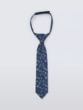 John Lewis Kids' Floral Print Tie, Blue