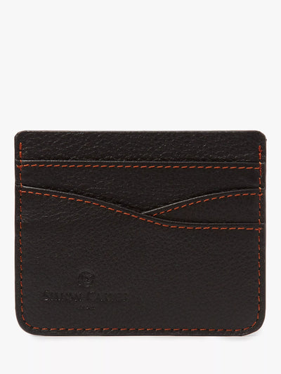 John Lewis Simon Carter Crossover Credit Card Holder, Black- Buy online at McGrocer