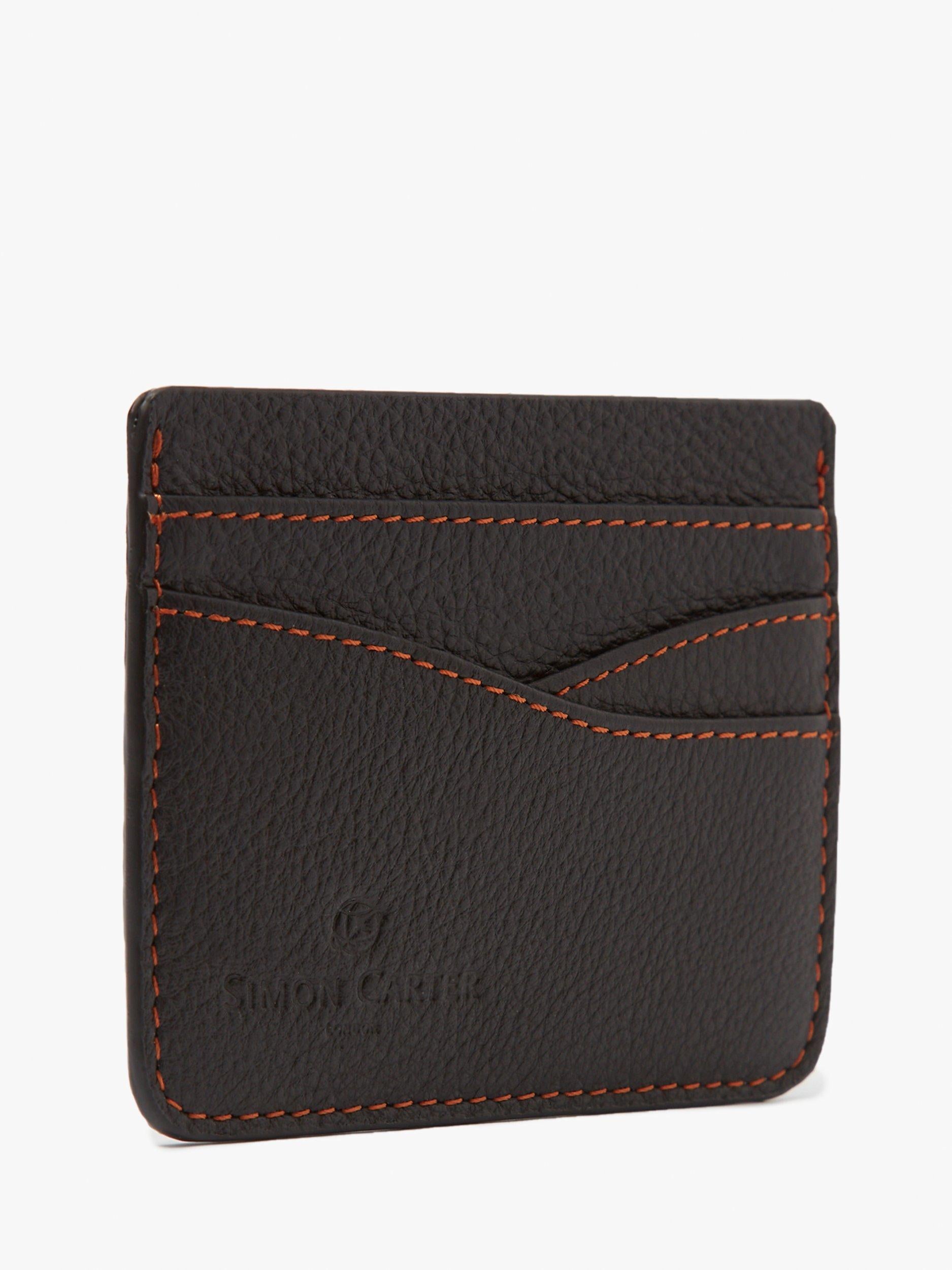Simon Carter black CC holder, imported from the UK